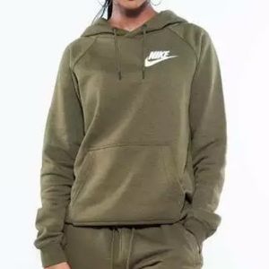 Women’s Nike sweatshirt, small- olive green